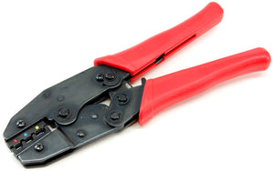 Double ratcheting wire crimper