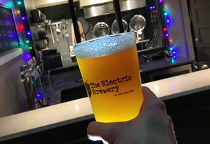 Electric Hop Candy is a hazy New England style IPA with a surprisingly soft and pillowy mouthfeel, full of juicy, fruit-forward hop flavours and aromas