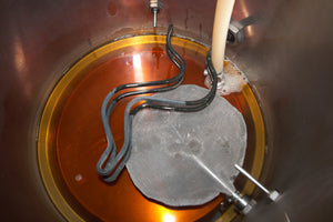 Sweet wort coming out from the bottom of the Mash / Lauter Tun is collected in the boil kettle