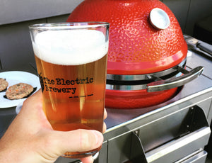 Electric Pale Ale (sessionable version) and burgers