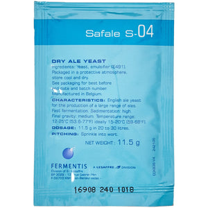 Fermentis Safale S-04 dry yeast