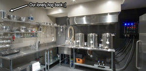 Our lonely hop back sits unused