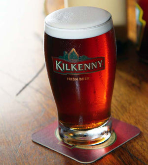 Kilkenny is of the world's most popular Irish Red Ales, shown served on CO2 / Nitrogen blend to get a nice creamy head and close to flat beer