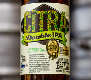 Kern River Brewing Company Citra Double IPA label