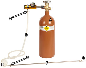 A pure oxygen based system with refillable tank