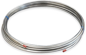 Stainless steel tubing, 1/2 inch OD, 0.020-0.035 inch wall thickness