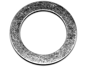 Stainless steel washer/shim, 1 inch ID, 1-1/2 inch OD, 0.048 inch thick