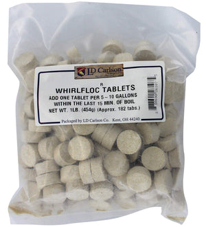 Whirlfloc tablets