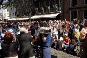 200+ pubs crowded together in less than one square mile of Dusseldorf's Altstadt (old town) to make up what's known as the longest bar in the world