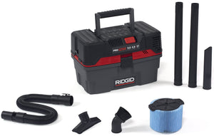 RIDGID 50318 4500RV ProPack Wet Dry Vac, 4.5-Gallon Portable Wet Dry Vacuum with Toolbox Design, 5.0 Peak HP Motor, Expandable Pro Hose, Blower Port