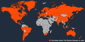 Countries where the Electric Brewery design is used