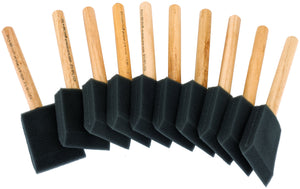 2 inch disposable foam brushes