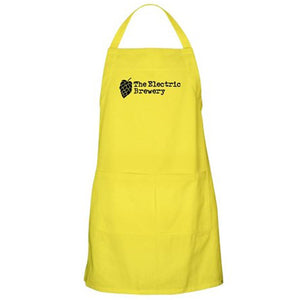 The Electric Brewery branded full length apron