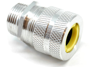 Standard straight cord/wire grip, 3/4 inch NPT, for cord diameter .63 inch to 0.75 inch, aluminum, -30F to +225F