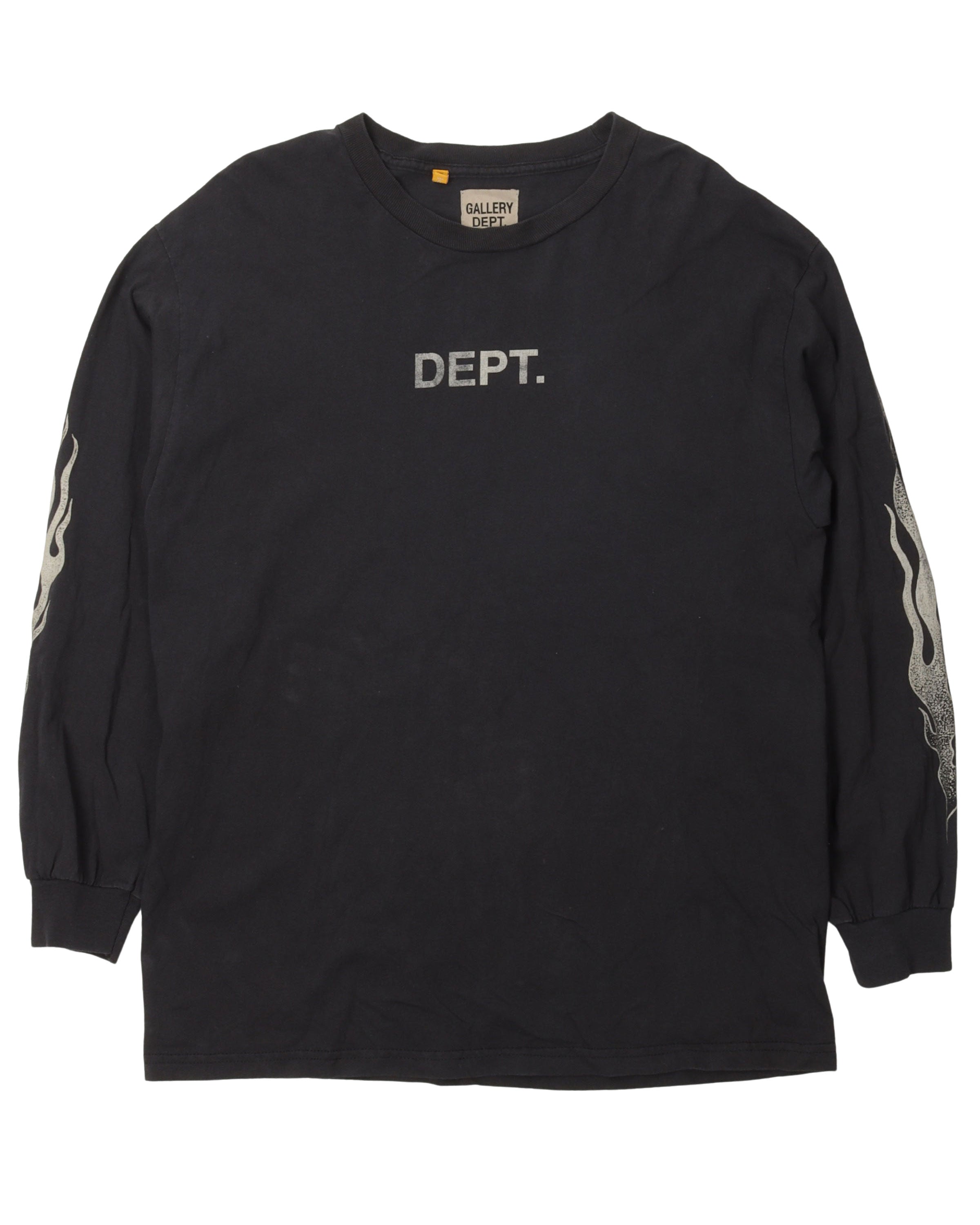 GALLERY DEPT. FLAMES LONG SLEEVE T-SHIRT | tostaduriaemanuel.cl