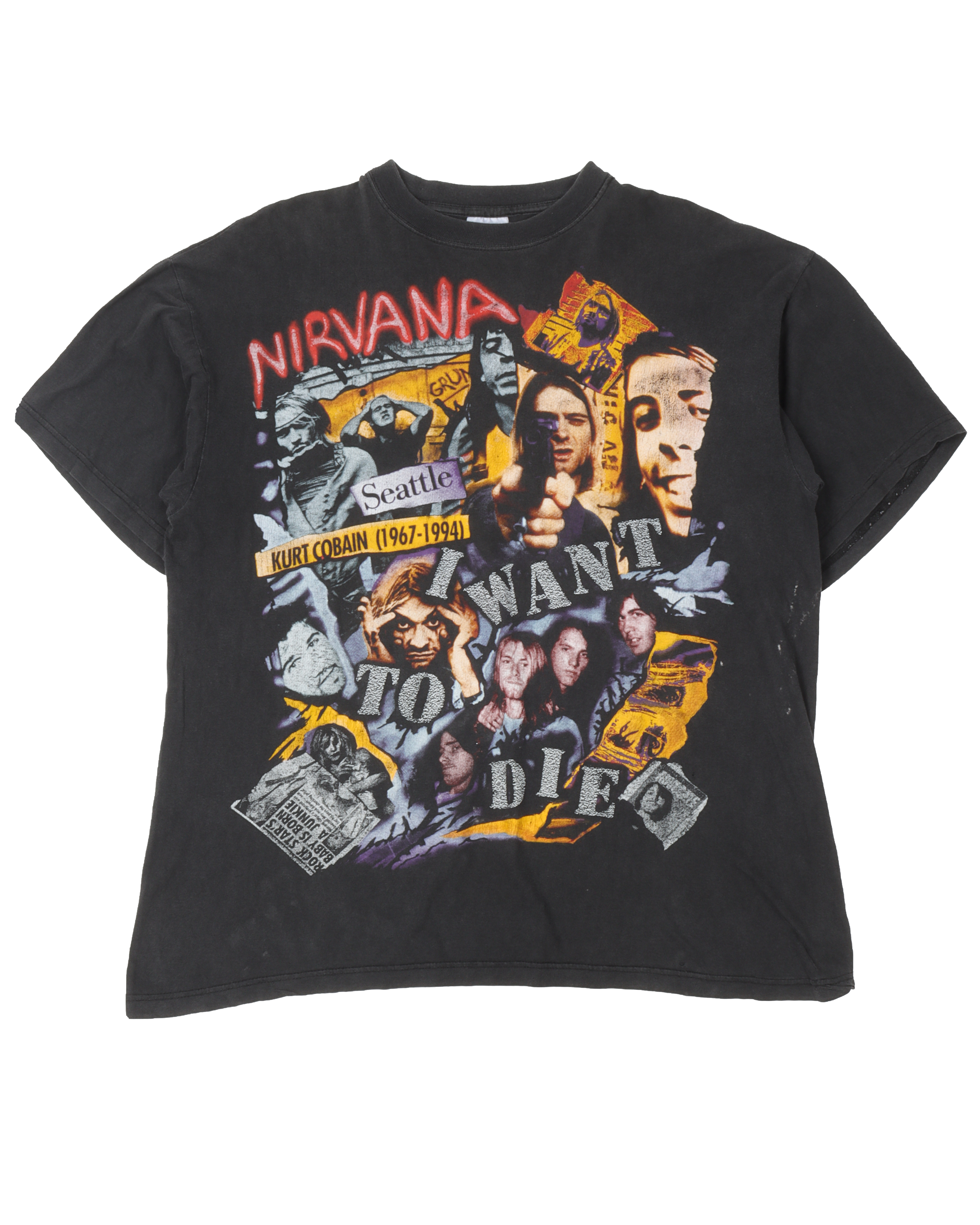Nirvana Vintage EURO Bootleg Tシャツ /tee-