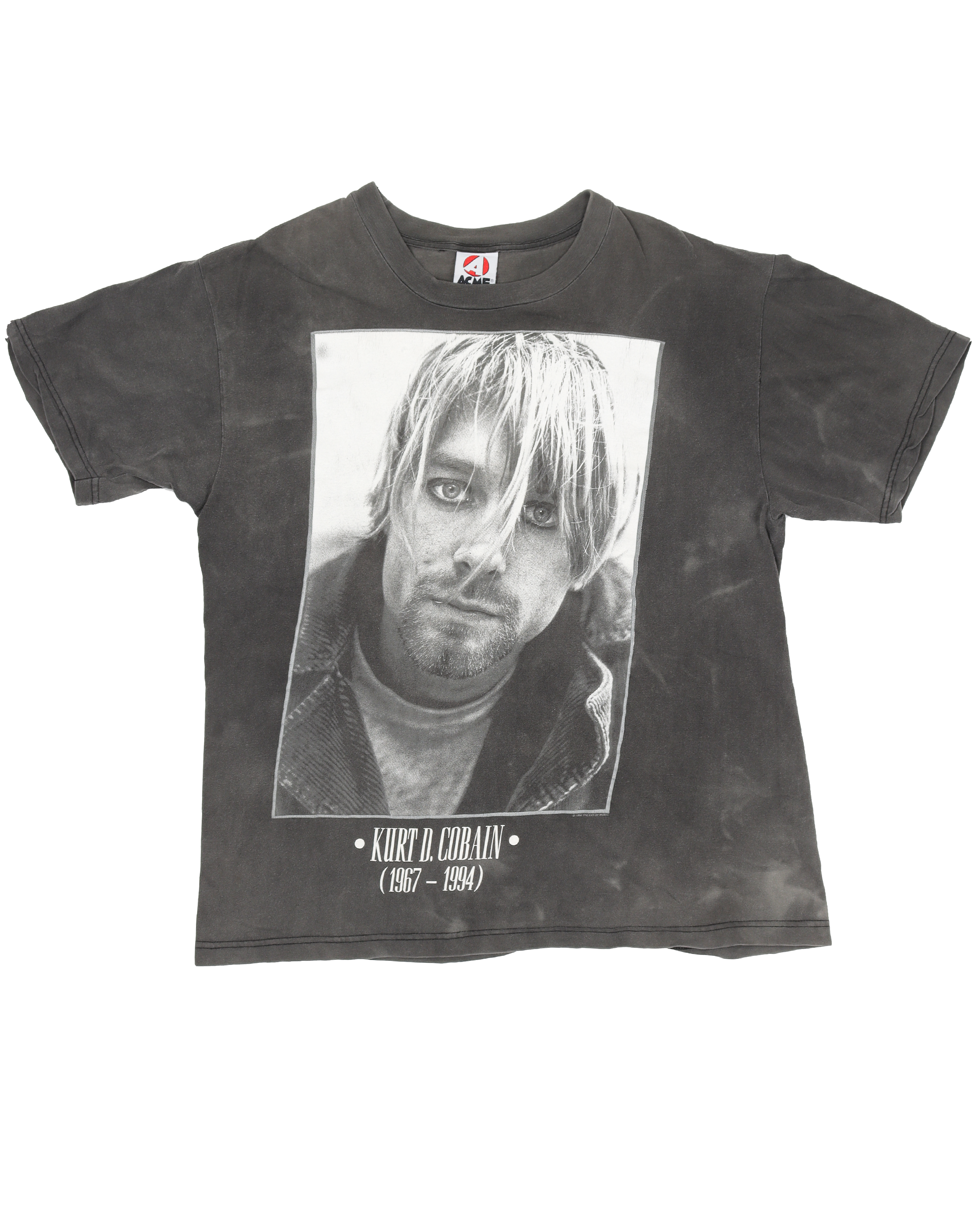 Kurt Cobain 1967-1994 BLACK ヴィンテージTシャツ - Tシャツ