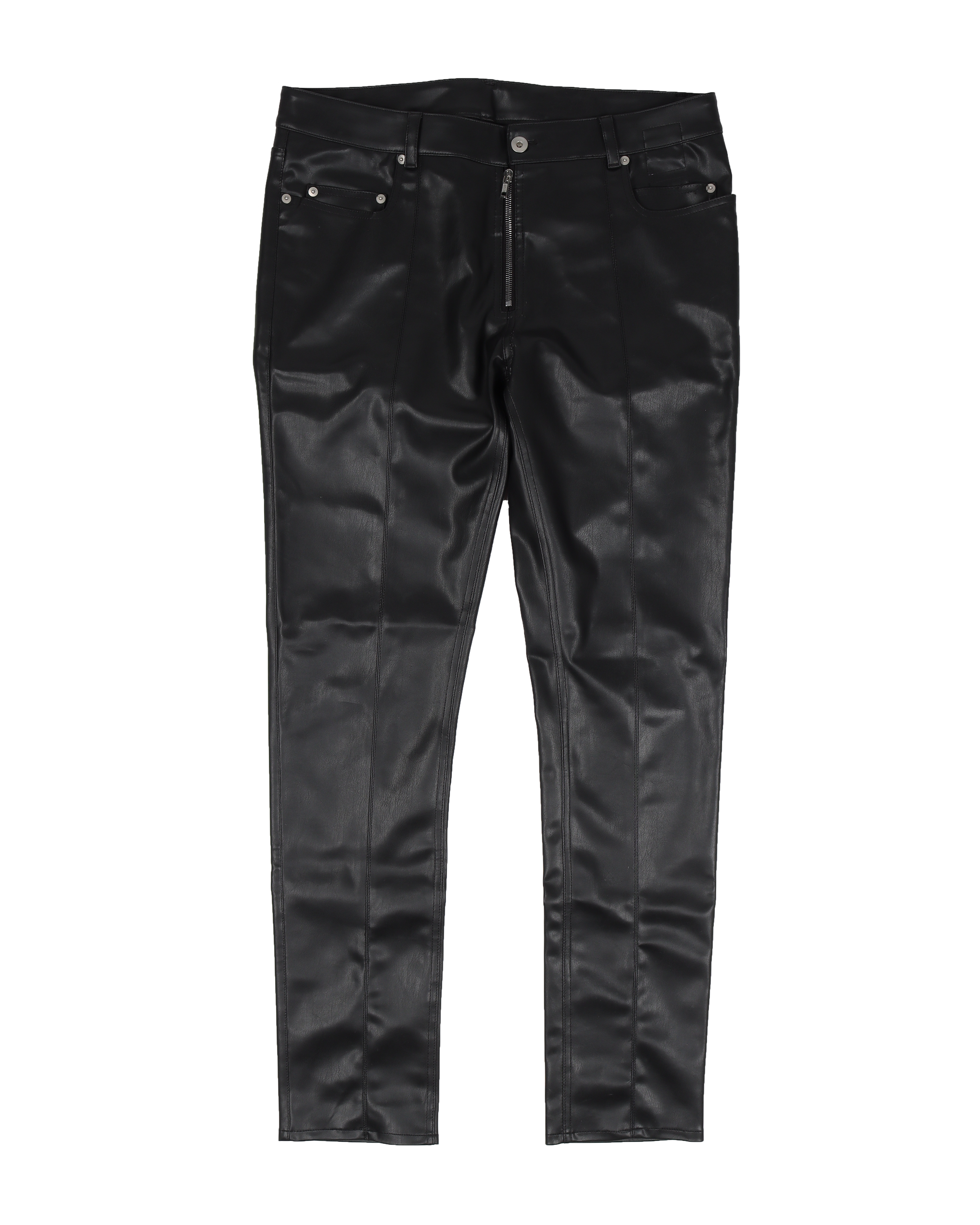 Rick Owens DRKSHDW Tyrone Slit Cut Faux-Leather Pants