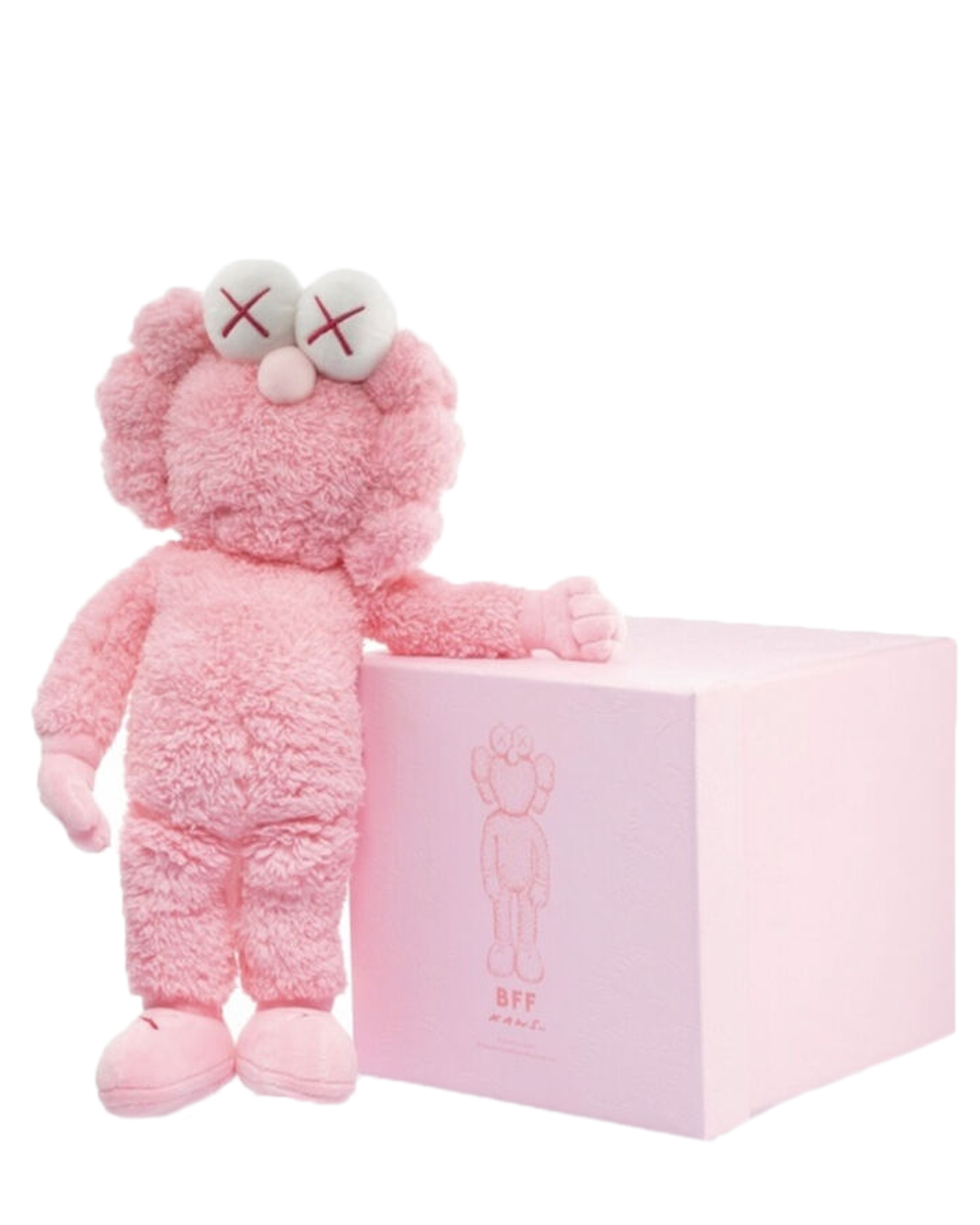 KAWS BFF Plush PINK | forstec.com