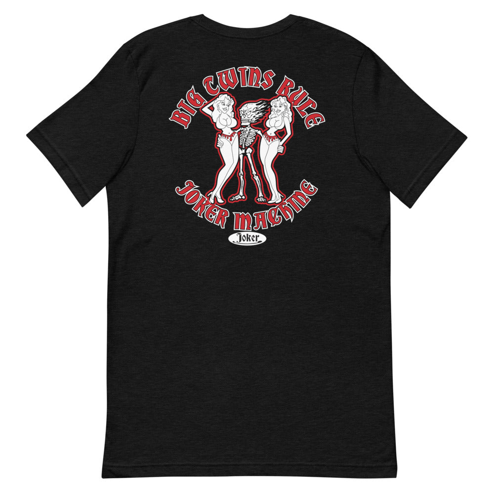 Big Twins Rule Short Sleeve T Shirt Joker Machine