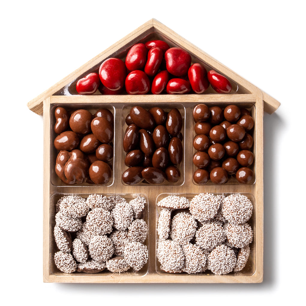 Wooden House Gift Grazing Tray