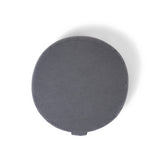 Organic Round Meditation Cushion - slate
