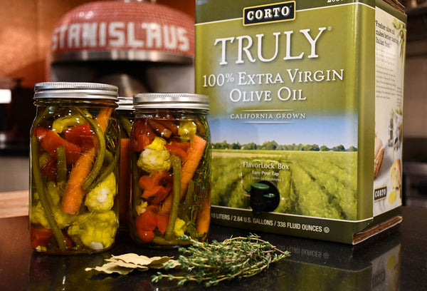 Olive Oil Cured Vegetables