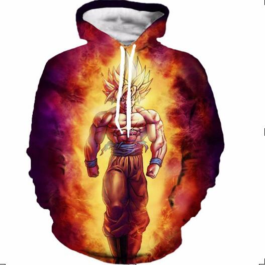 dragon ball z 3d hoodie