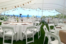 White Tablecloth - Round Tables