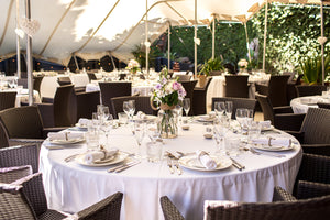 White Tablecloth - Round Tables