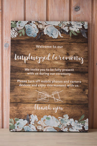 Canvas "Unplugged Wedding"