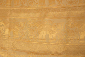 Tablecloth - Silk Gold Elephant