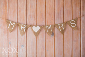 Bunting “Mr & Mrs”