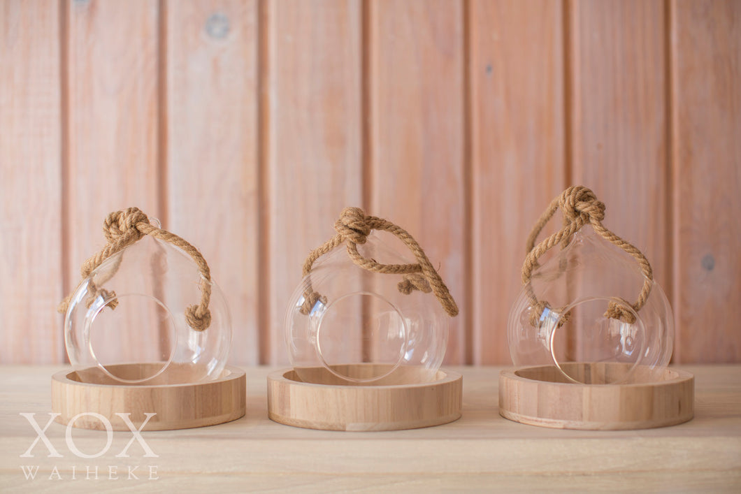 Hanging Glass Domes