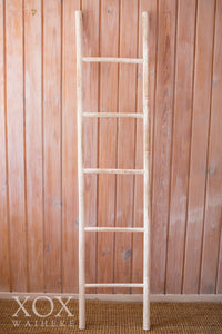 Bamboo Ladder White