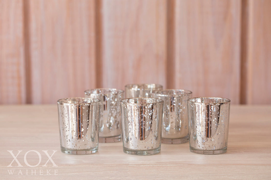 Votives Silver Mercury