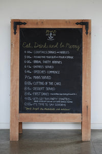 A Frame Blackboard Large