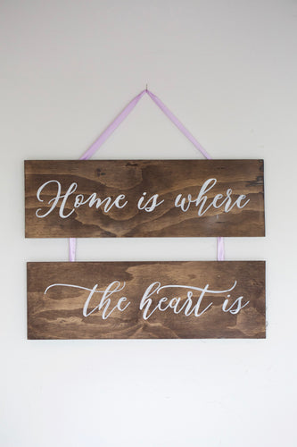 Wooden Hanging Sign 