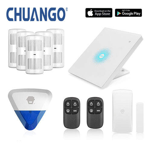 Chuango AW1 Plus 'Deluxe 280' WiFi Home Security Alarm