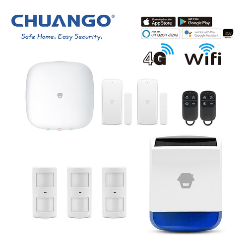 Chuango H4-LTE (WiFi & 4G) Smart Home Security System