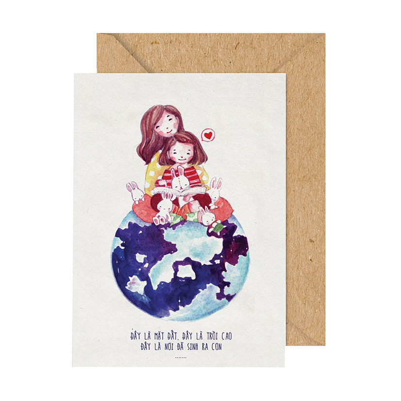 TRAQUE STUDIO - CARD - I LOVE MOM