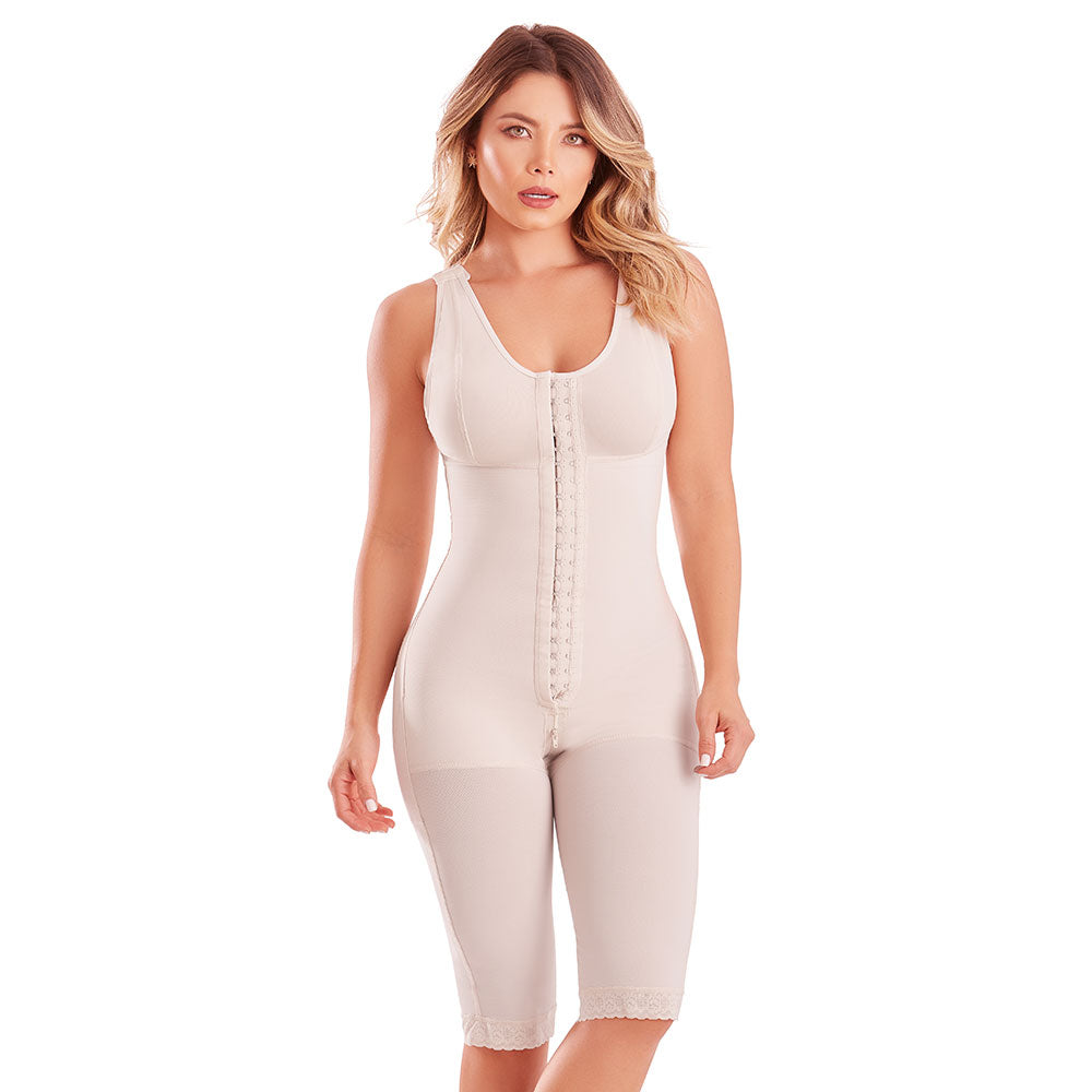 Fajas Colombianas body shaper 071 High Compression Mid Thigh Bodysuit