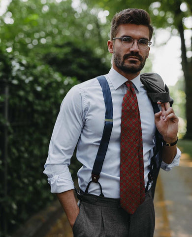 Italian Silk Suspenders | Serà Fine Silk