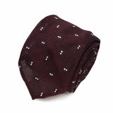 Brown with Dots Grenadine Tie | Sera Fine Silk