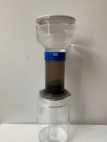 Brewing Slow Drip Iced Coffee with AeroPress and PuckPuck