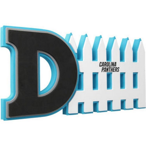 Carolina Panthers 3D Foam Defense Sign
