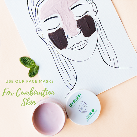 FACEMASKS FOR COMBINATION SKIN