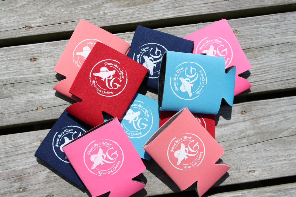 coral koozies