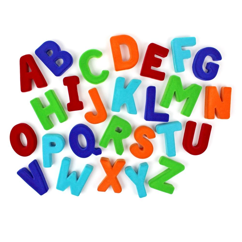 Rubbabu® Large Magnetic Uppercase Alphabets 4 10cm Rubbabutoys