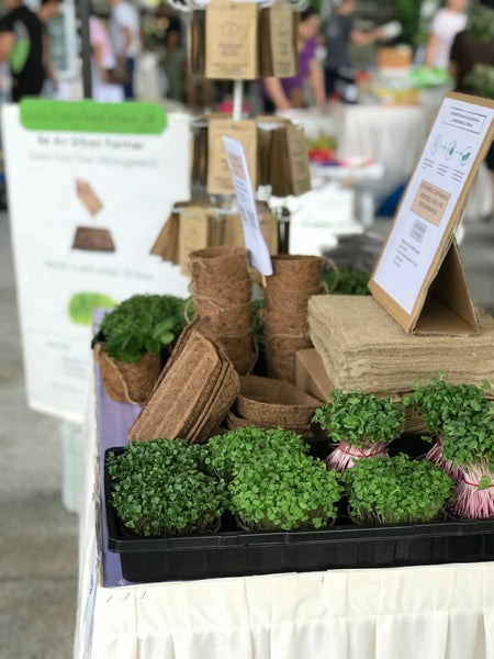 garden bazaar, market, singapore, farmers market, buy microgreen seeds, vegetable seeds, national parks singapore, 